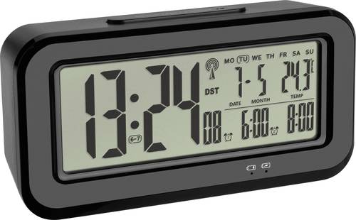 TFA Dostmann 60.2554.01 Funk Wecker Schwarz Alarmzeiten 2 Großes Display TFA Dostmann 60.2554.01 Funk Wecker Schwarz Alarmzeiten 2 Großes Display von TFA Dostmann