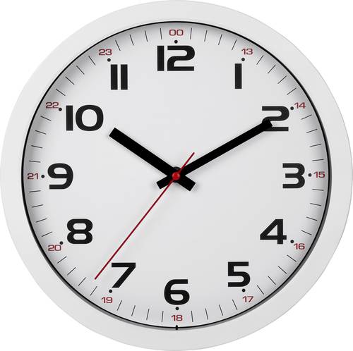 TFA Dostmann 60.3050.02 Quarz Wanduhr 305mm x 305mm x 38mm Weiß TFA Dostmann 60.3050.02 Quarz Wanduhr 305mm x 305mm x 38mm Weiß von TFA Dostmann
