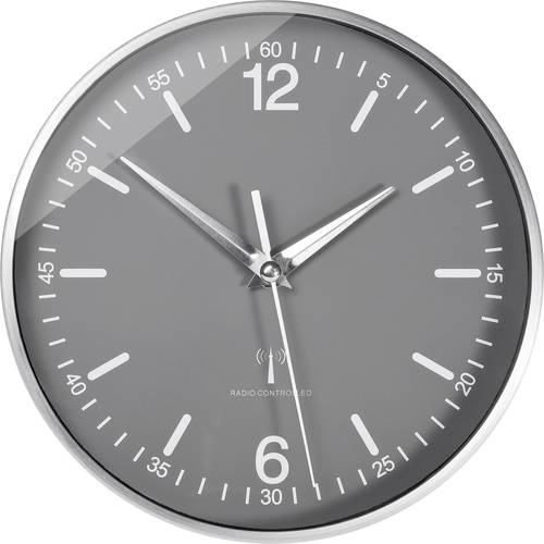 TFA Dostmann 60.3503 Funk Wanduhr 19.5cm x 5cm Aluminium TFA Dostmann 60.3503 Funk Wanduhr 19.5cm x 5cm Aluminium von TFA Dostmann
