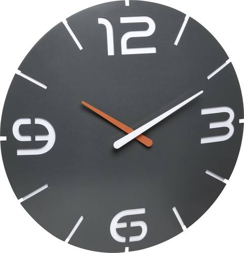 TFA Dostmann 60.3536.10 Funk Wanduhr 35cm x 3.5cm Anthrazit TFA Dostmann 60.3536.10 Funk Wanduhr 35cm x 3.5cm Anthrazit von TFA Dostmann