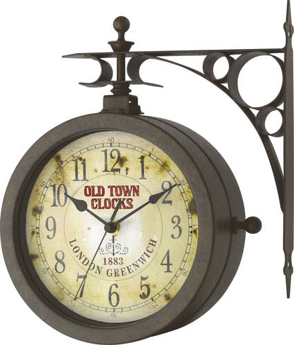TFA Dostmann 603011 Quarz Wanduhr 205mm x 290mm x 295mm x 90mm Antik, Schwarz TFA Dostmann 603011 Quarz Wanduhr 205mm x 290mm x 295mm x 90mm Antik, Schwarz von TFA Dostmann
