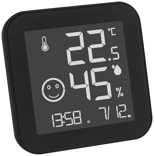 TFA Dostmann BLACK & WHITE Thermo-/Hygrometer Schwarz von TFA Dostmann