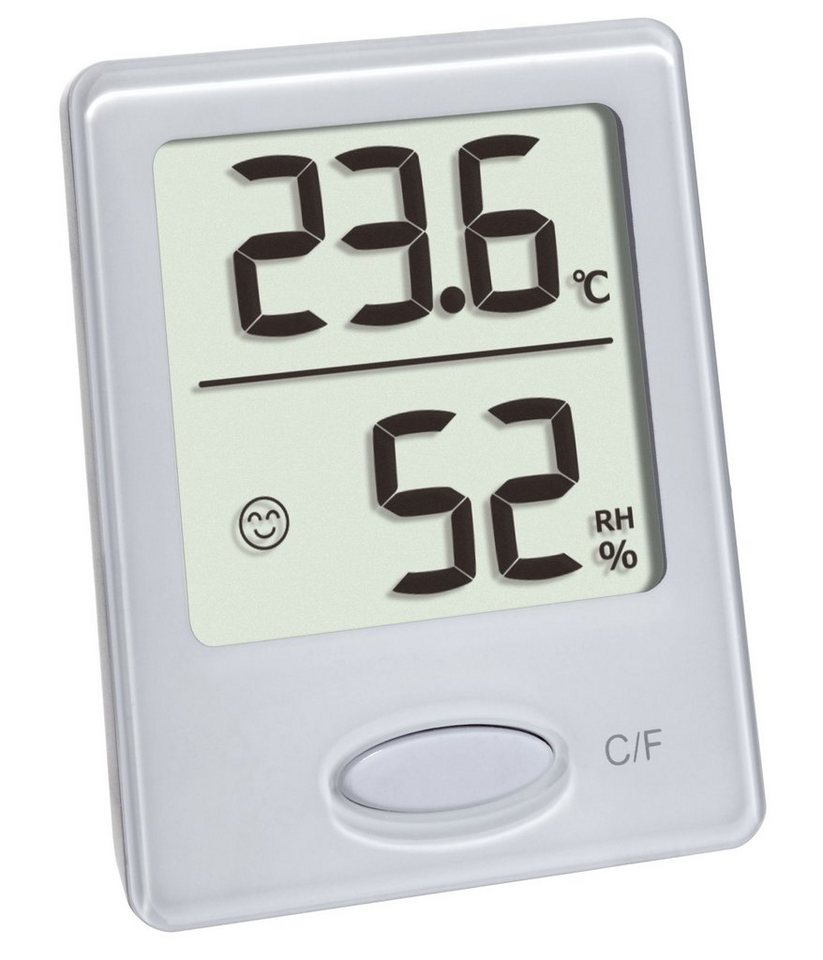 TFA Dostmann Digitales Thermo-Hygrometer, weiß Wetterstation TFA Dostmann Digitales Thermo-Hygrometer, weiß Wetterstation von TFA Dostmann