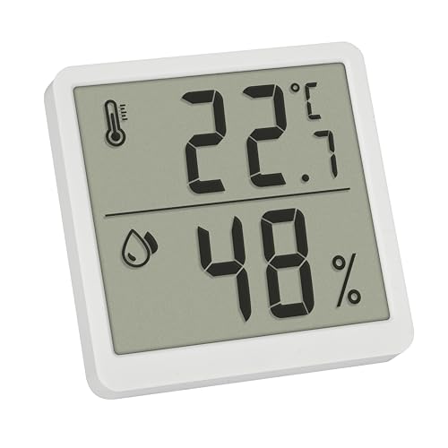 TFA Dostmann Digitales Thermo-Hygrometer Innen, 30.5059.02, Thermometer und Luftfeuchtigkeit, Raumthermometer, für Raumklimakontrolle, Magentisch-zum Stellen, Luftfeuchtigkeitsmessgerät, weiß TFA Dostmann Digitales Thermo-Hygrometer Innen, 30.5059.02, Thermometer und Luftfeuchtigkeit, Raumthermometer, für Raumklimakontrolle, Magentisch-zum Stellen, Luftfeuchtigkeitsmessgerät, weiß von TFA Dostmann
