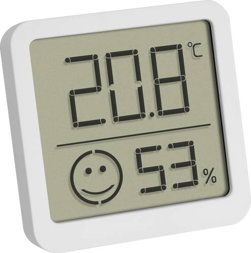 TFA Dostmann Digitales Thermo-Hygrometer mit Komfortzone Thermo-/Hygrometer Weiß von TFA Dostmann