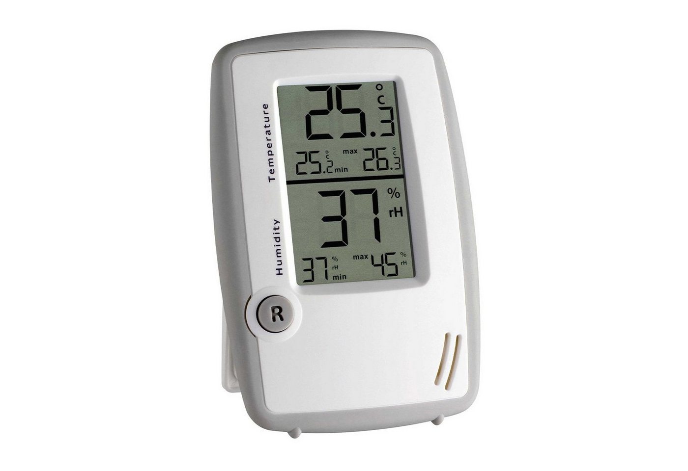 TFA Dostmann Digitales Thermo-Hygrometer silber/ weiß für gesundes Raumklima Wetterstation TFA Dostmann Digitales Thermo-Hygrometer silber/ weiß für gesundes Raumklima Wetterstation von TFA Dostmann
