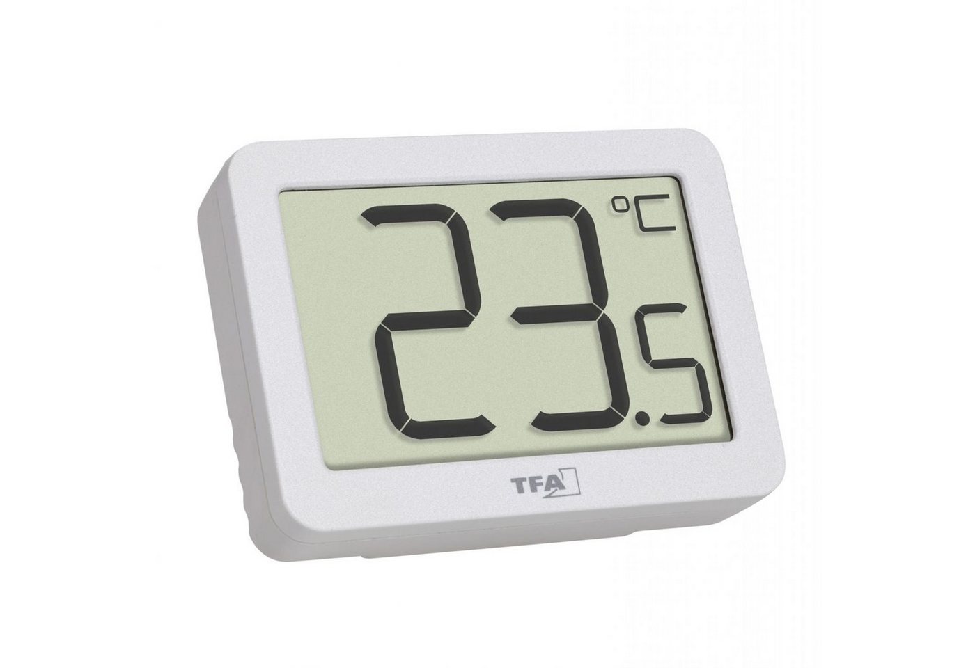 TFA Dostmann Digitales Thermometer, weiß - vielseitig einsetzbar Wetterstation von TFA Dostmann