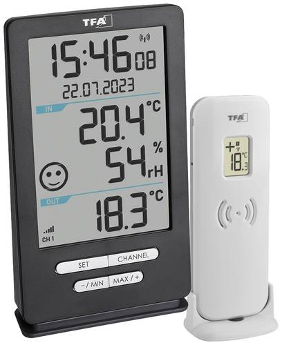 TFA Dostmann Funk-Thermometer XENA HOME Funk-Thermometer digital Anthrazit TFA Dostmann Funk-Thermometer XENA HOME Funk-Thermometer digital Anthrazit von TFA Dostmann