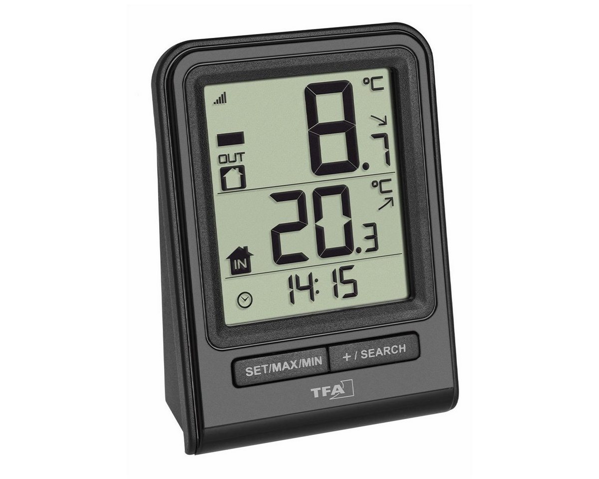 TFA Dostmann Funk-Thermometer mit Außensender Wetterstation von TFA Dostmann