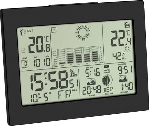 TFA Dostmann HORIZON 35.1155.01 Funk-Wetterstation Anzahl Sensoren max. 3 von TFA Dostmann