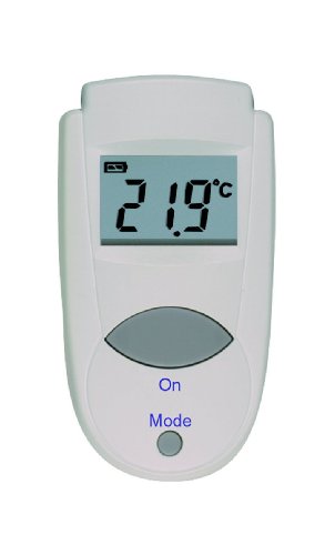 TFA Dostmann Infrarot-Thermometer Mini Flash, 31.1108, berührungsloses Messen von Oberflächen, 1s Messduaer, gemäß HACCP, vielseitig nutzbar, Weiß, L 37 x B 17 x H 68 mm TFA Dostmann Infrarot-Thermometer Mini Flash, 31.1108, berührungsloses Messen von Oberflächen, 1s Messduaer, gemäß HACCP, vielseitig nutzbar, Weiß, L 37 x B 17 x H 68 mm von TFA Dostmann
