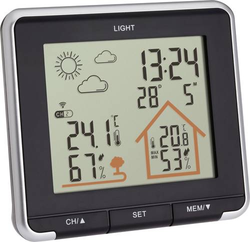 TFA Dostmann LIFE 35.1153.01 Funk-Wetterstation Vorhersage für 12 bis 24 Stunden Anzahl Sensoren ma von TFA Dostmann