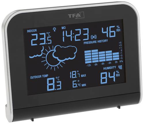 TFA Dostmann SPHERE 35.1148.01 Funk-Wetterstation Vorhersage für 12 bis 24 Stunden Anzahl Sensoren von TFA Dostmann