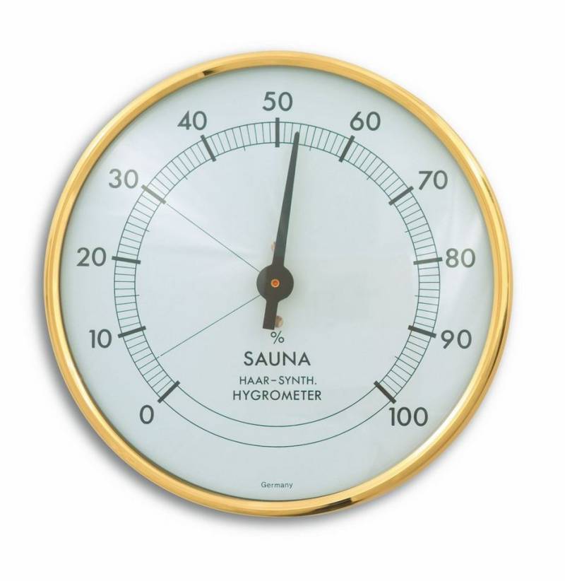 TFA Dostmann Sauna-Hygrometer, Ø 102mm Wetterstation von TFA Dostmann