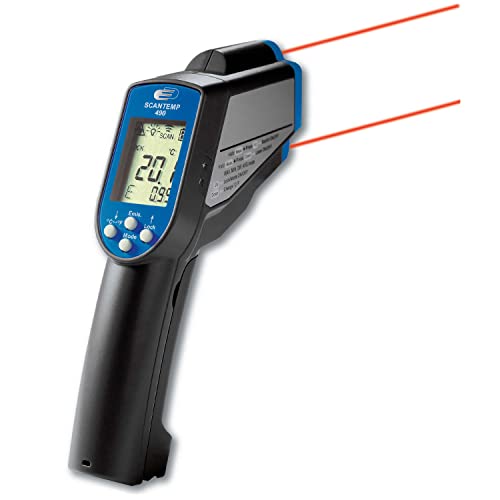 TFA Dostmann Scantemp 490 Infrarot-Thermometer, berührungloses Messen, Oberflächentemperatur, für den Profi-Einsatz, Schwarz, (L) 48 x (B) 130 x (H) 245 mm TFA Dostmann Scantemp 490 Infrarot-Thermometer, berührungloses Messen, Oberflächentemperatur, für den Profi-Einsatz, Schwarz, (L) 48 x (B) 130 x (H) 245 mm von TFA Dostmann
