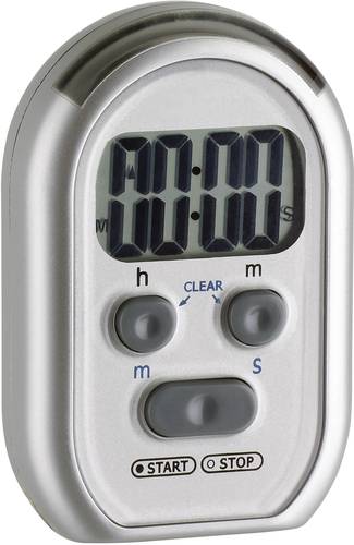 TFA Dostmann Shake Awake Timer Silber digital von TFA Dostmann