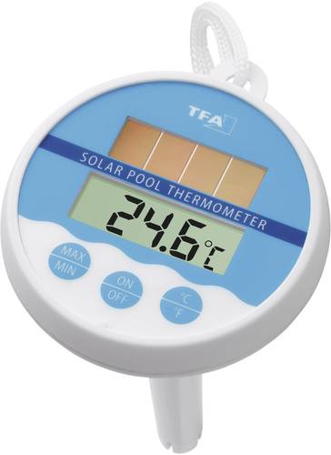 TFA Dostmann Solar Schwimmbecken-Thermometer Weiß von TFA Dostmann