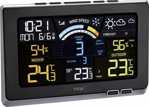 TFA Dostmann Spring Breeze 35.1140.01 Funk-Wetterstation Anzahl Sensoren max. 3 von TFA Dostmann