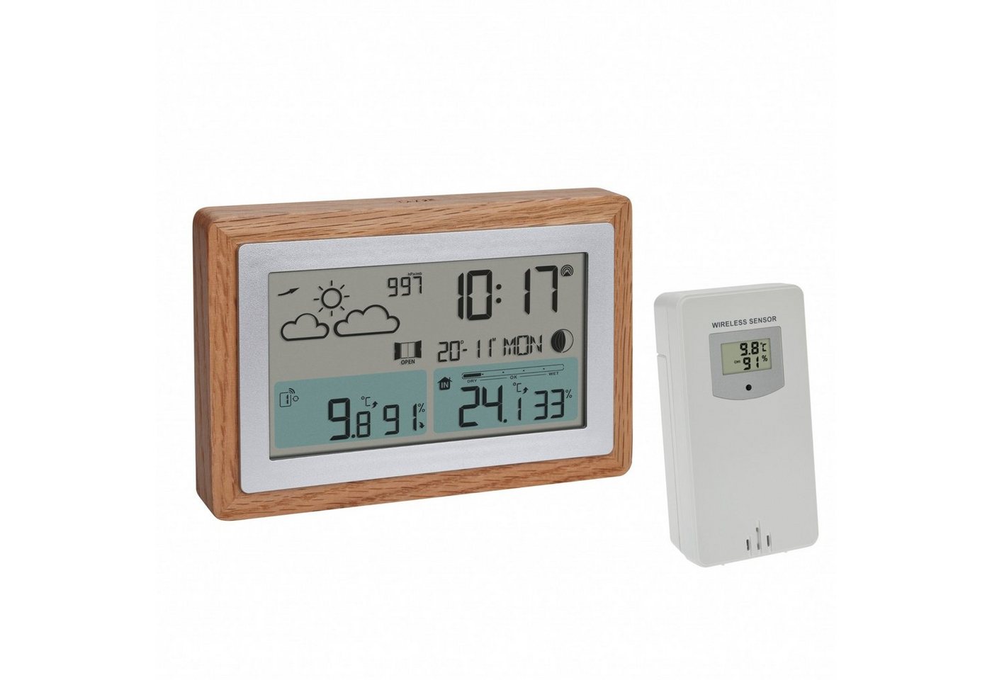 TFA Dostmann TFA 35.1167.54 digitale Wetterstation OAK mit Außensensor Funkwetterstation TFA Dostmann TFA 35.1167.54 digitale Wetterstation OAK mit Außensensor Funkwetterstation von TFA Dostmann