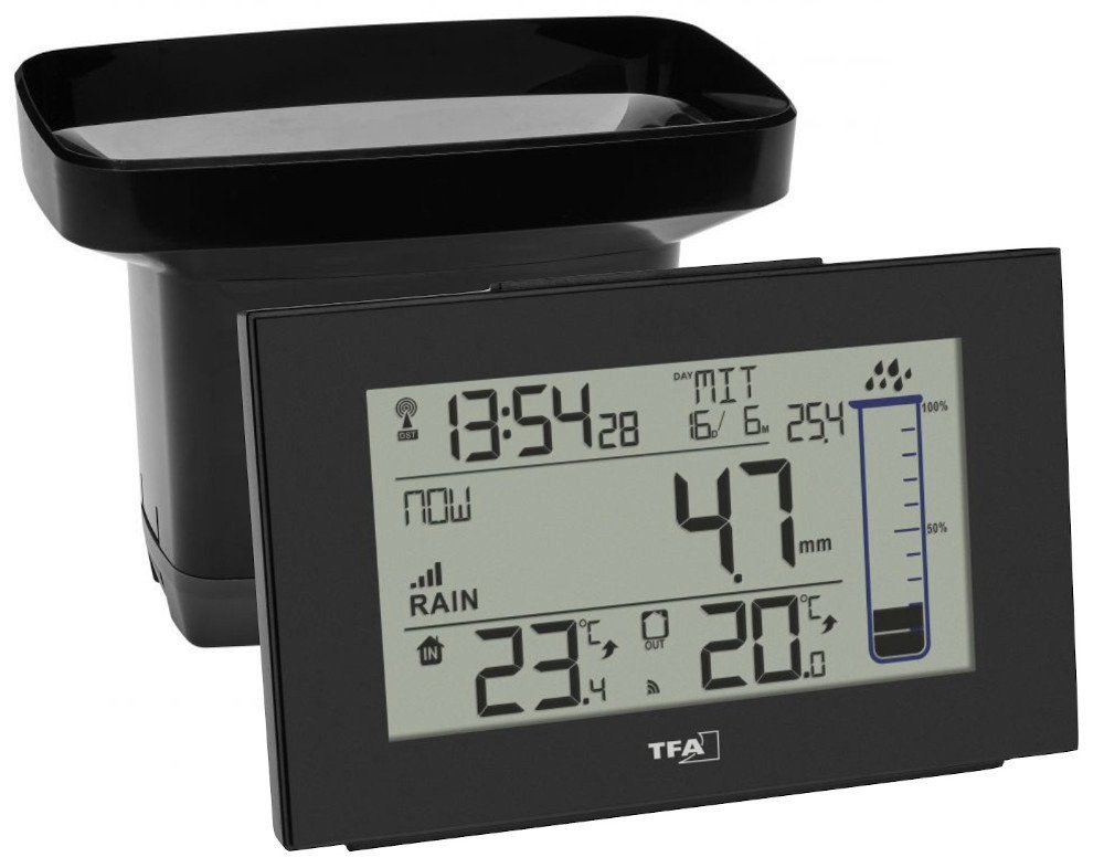 TFA Dostmann TFA 47.3006 SPLASH digitaler Funk-Regenmesser Niederschlagsmesser Regenmesser TFA Dostmann TFA 47.3006 SPLASH digitaler Funk-Regenmesser Niederschlagsmesser Regenmesser von TFA Dostmann