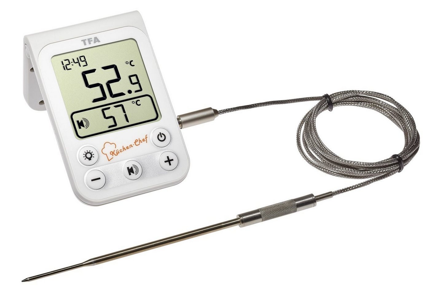 TFA Dostmann TFA Digitales Grill-Bratenthermometer Wetterstation TFA Dostmann TFA Digitales Grill-Bratenthermometer Wetterstation von TFA Dostmann