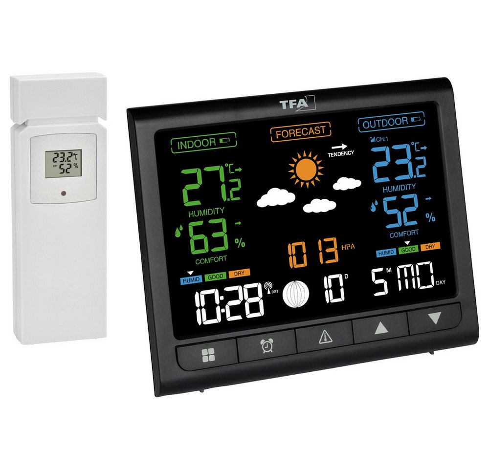 TFA Dostmann TFA Dostmann CONTRAST 35.1171.01 Funk-Wetterstation Vorhersage für 12 Wetterstation TFA Dostmann TFA Dostmann CONTRAST 35.1171.01 Funk-Wetterstation Vorhersage für 12 Wetterstation von TFA Dostmann