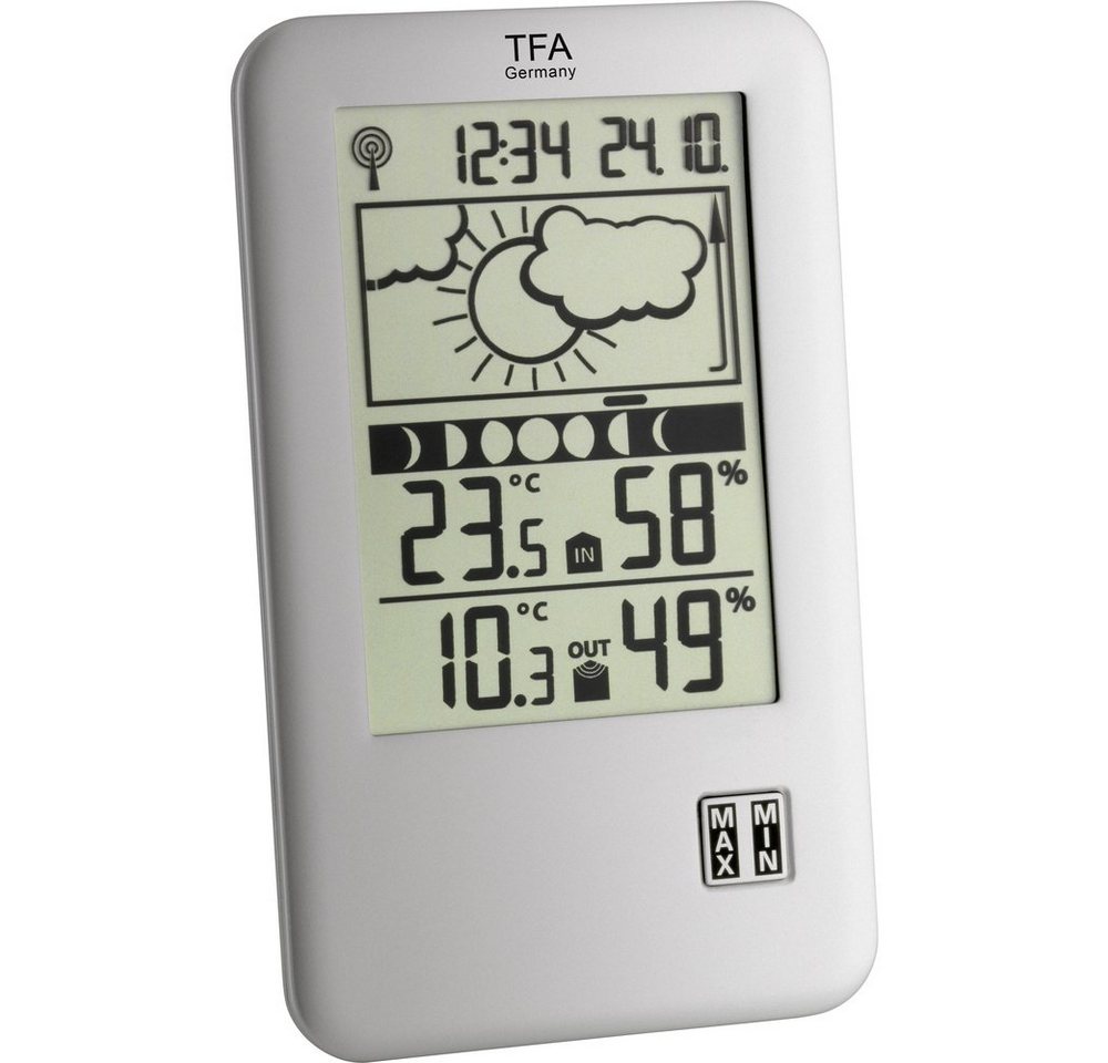 TFA Dostmann TFA Dostmann Neo Plus 35.1109 Funk-Wetterstation Vorhersage für 12 bis Wetterstation von TFA Dostmann