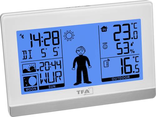 TFA Dostmann Weather Boy 35.1159.02 Funk-Wetterstation Vorhersage für 8 Stunden Anzahl Sensoren max von TFA Dostmann