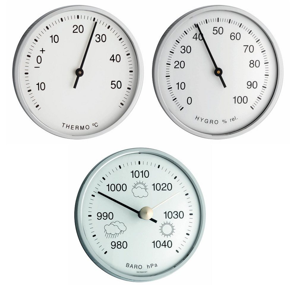 TFA Dostmann Werke-Set TFA 20.3024 Thermometer Hygrometer Barometer Wetterstation TFA Dostmann Werke-Set TFA 20.3024 Thermometer Hygrometer Barometer Wetterstation von TFA Dostmann