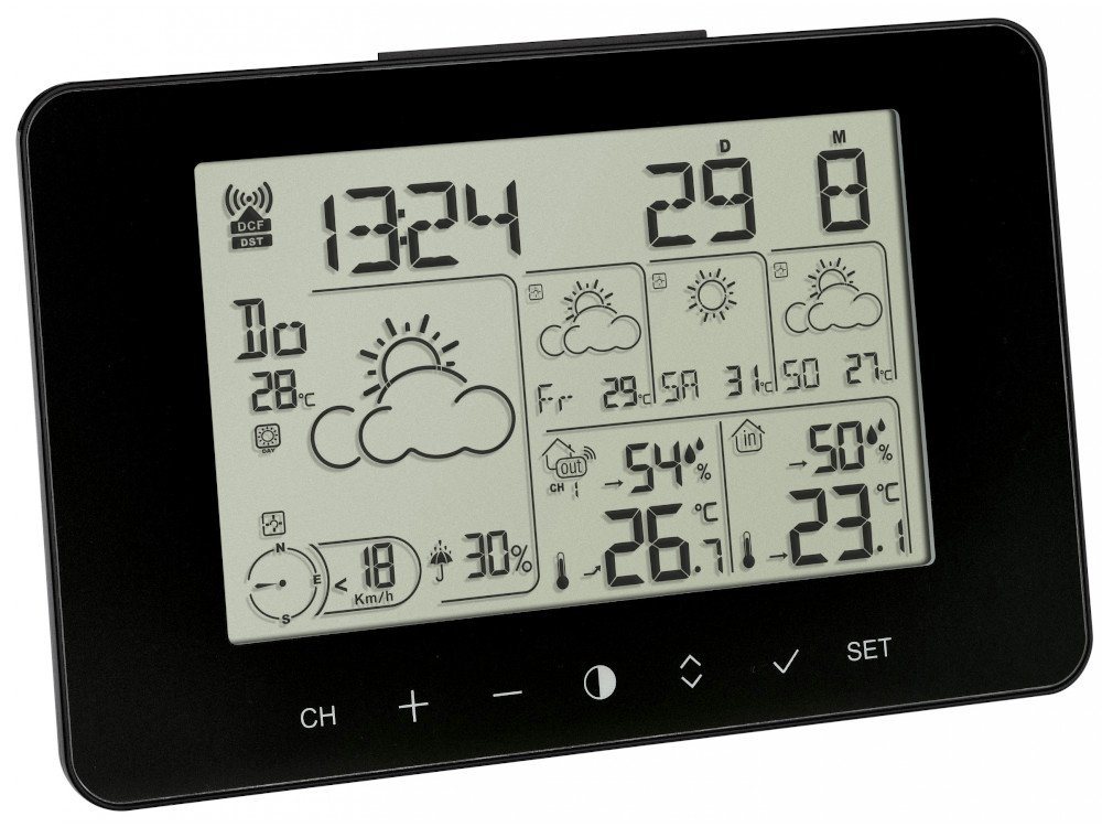 Wetter Info Center Meteotime Primo TFA 35.1156.01 Funkwetterstation von TFA Dostmann