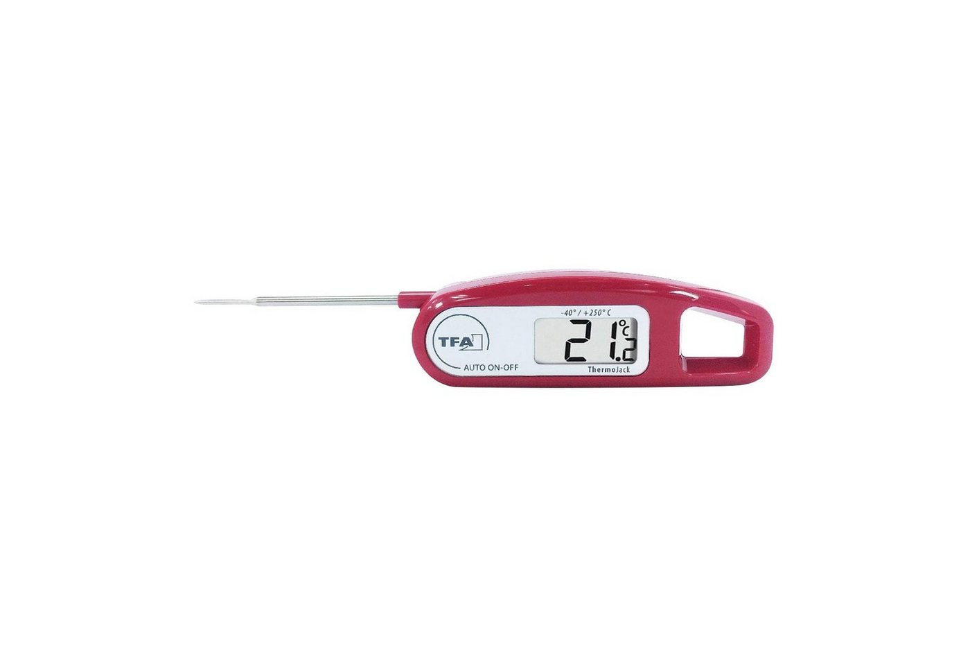 TFA Dostmann Wetterinstrumente TFA Klapp-Einstichthermometer (rot) Wetterstation von TFA Dostmann