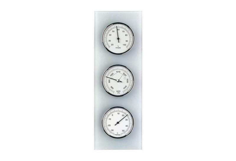 TFA Dostmann Wetterstation aus Glas, matt, Weiß, Barometer, Therometer, Hygrometer Wetterstation von TFA Dostmann