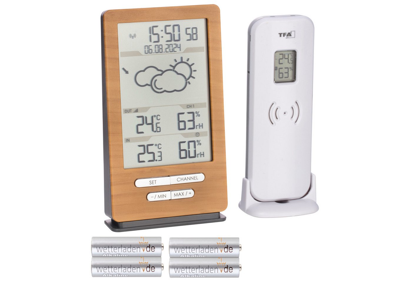 TFA Dostmann Xena TFA 35.1162 mit Wettervorhersage, Funkuhr und Außensensor Funkwetterstation TFA Dostmann Xena TFA 35.1162 mit Wettervorhersage, Funkuhr und Außensensor Funkwetterstation von TFA Dostmann