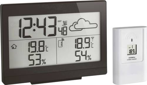 TFA Funk-Wetterstation Dostmann CASA 35.1135.01 Schwarz von TFA Dostmann