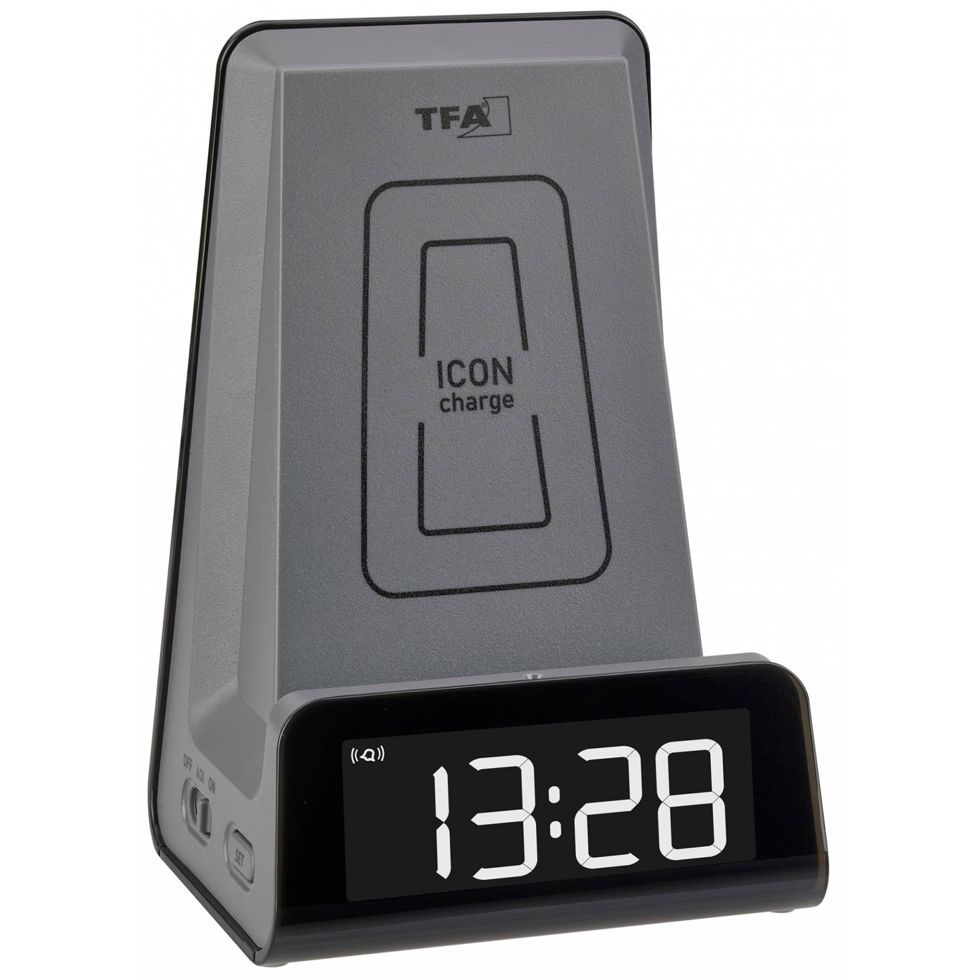 Digitalwecker mit Induktions-Ladestation ICONcharge Digitalwecker mit Induktions-Ladestation ICONcharge von TFA