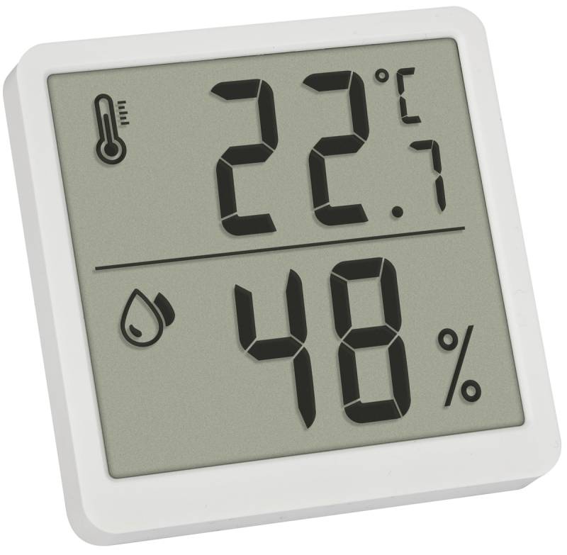 TFA Digitales Thermo-Hygrometer, 30.5059.02, weiß von TFA