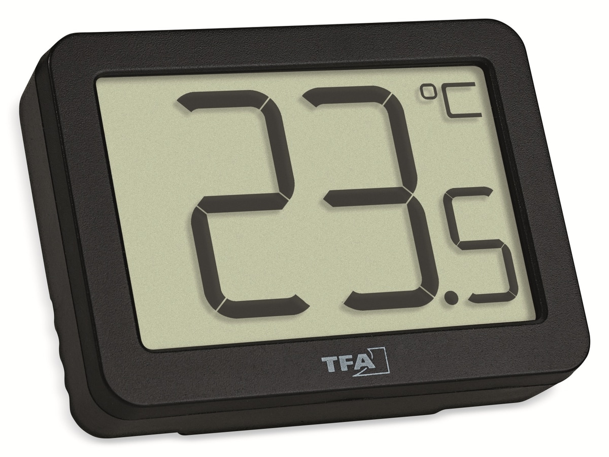 TFA Digitales Thermometer 30.1065.01, schwarz TFA Digitales Thermometer 30.1065.01, schwarz von TFA