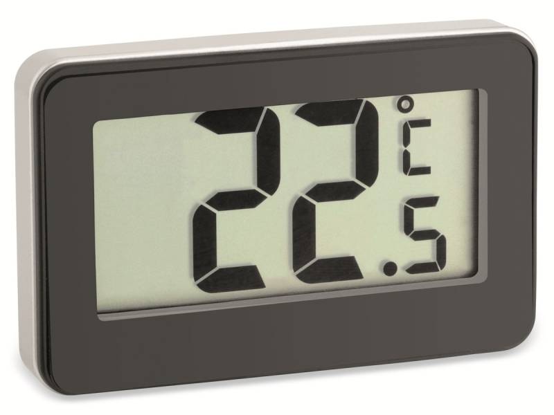 TFA Digitales Thermometer 30.2028.01, schwarz von TFA