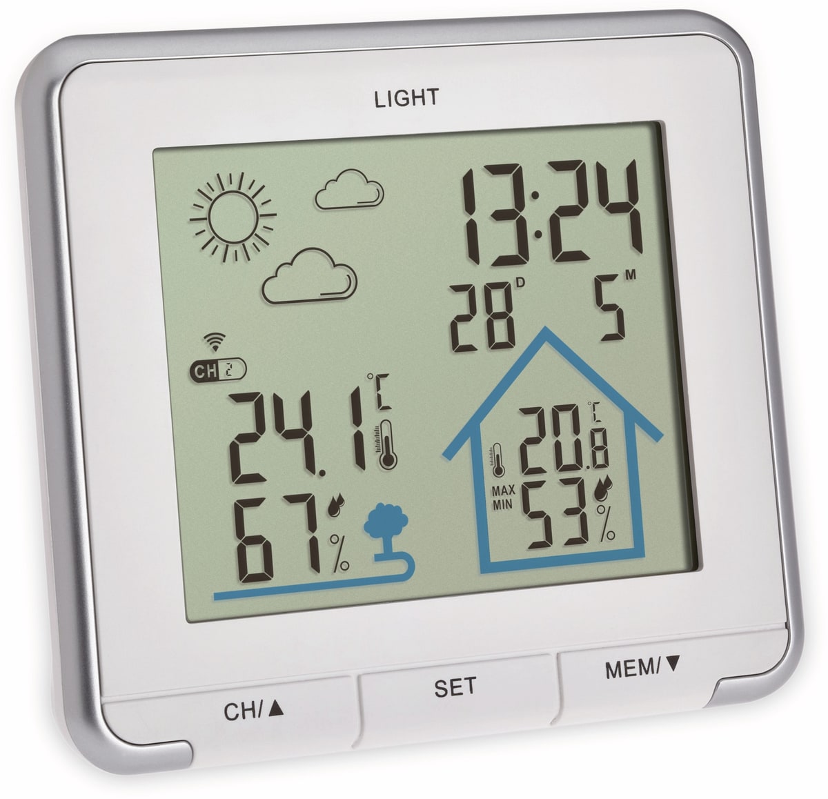 TFA Funk-Wetterstation Life, weiß, 35.1153.02 TFA Funk-Wetterstation Life, weiß, 35.1153.02 von TFA