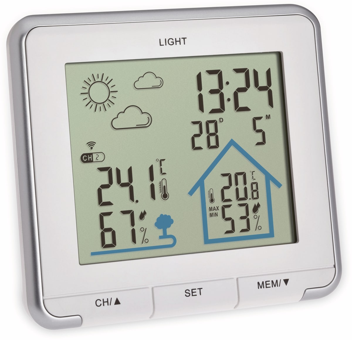 TFA Funk-Wetterstation Life, weiß, 35.1153.02 von TFA