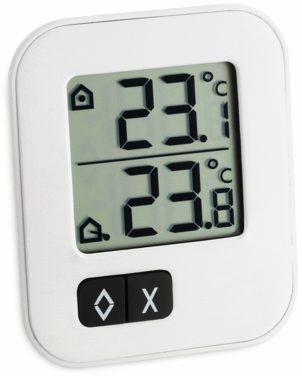 TFA Innen-/Außenthermometer Moxx, 30.1043.02, weiß von TFA