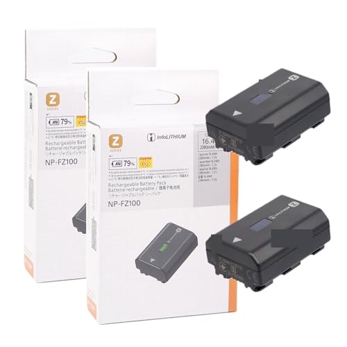 2-teiliger NP-FZ100 NPFZ100 Kamera-Akku, Kompatibel Mit Sony, for A9 II A7R IV A7R III A7 III ILCE-9 ILCE9 ILCE-7RM3 ILCE-7M3 A6600 Als BC-QZ1 2-teiliger NP-FZ100 NPFZ100 Kamera-Akku, Kompatibel Mit Sony, for A9 II A7R IV A7R III A7 III ILCE-9 ILCE9 ILCE-7RM3 ILCE-7M3 A6600 Als BC-QZ1 von TFNVYQQZ