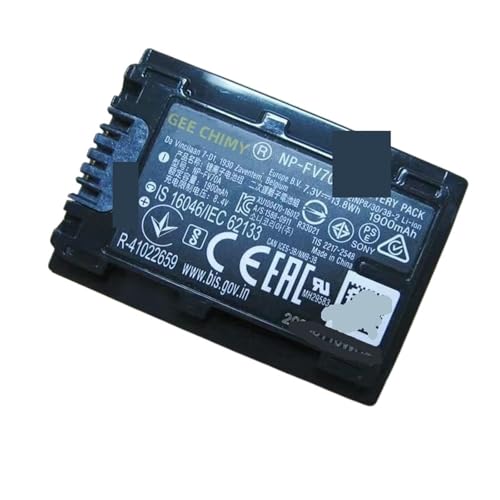 7,3 V 1900 MAh for NP-FV70A FV70A Hochleistungs-Kamera-Akku, Kompatibel Mit Sony, for FV50A AX700 AX45 60 AX100E AXP55 EAX40 BC-TRV-Ladegerät(10Pcs FV70A Battery) von TFNVYQQZ