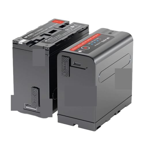 Akku, Kompatibel Mit Sony, for NP-F970 NP-F930 NP-F950 NP-F960, Akku, Verbesserter Wiederaufladbarer Li-Ionen-Akku, 7,4V, 7800mAh, Ersatzakku, Kameraakku(2 pcs) von TFNVYQQZ