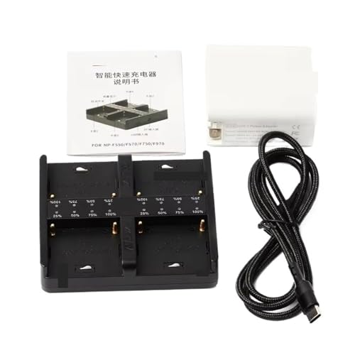 Akku, Kompatibel Mit ZITAY, for NP-F970 Kamera-Akku, 10500 MAh, Powerbank for NP-F970, NP-F930, NP-F950, NP-F960, NP-F550, NP-F530, Wiederaufladbarer Akku(KIT 1) von TFNVYQQZ