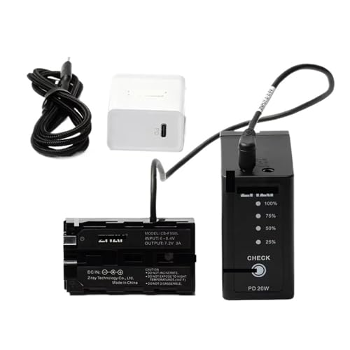 Akku, Kompatibel Mit ZITAY, for NP-F970 Kamera-Akku, 10500 MAh, Powerbank for NP-F970, NP-F930, NP-F950, NP-F960, NP-F550, NP-F530, Wiederaufladbarer Akku(KIT 2) von TFNVYQQZ