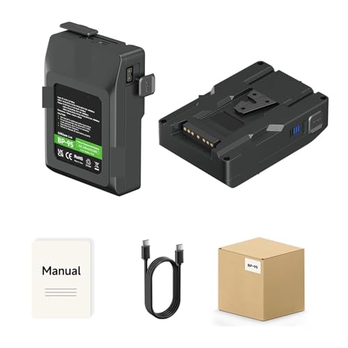 Akkus, Kompatibel Mit PALO Mini V Mount Akku 95Wh BP-95 V Lock Akkus Mit PD20W Schnellladeanschluss, Kompatibel Mit Sony, for HDCAM XDCAM Kamera BMPCC 6K Pro Akkus, Kompatibel Mit PALO Mini V Mount Akku 95Wh BP-95 V Lock Akkus Mit PD20W Schnellladeanschluss, Kompatibel Mit Sony, for HDCAM XDCAM Kamera BMPCC 6K Pro von TFNVYQQZ