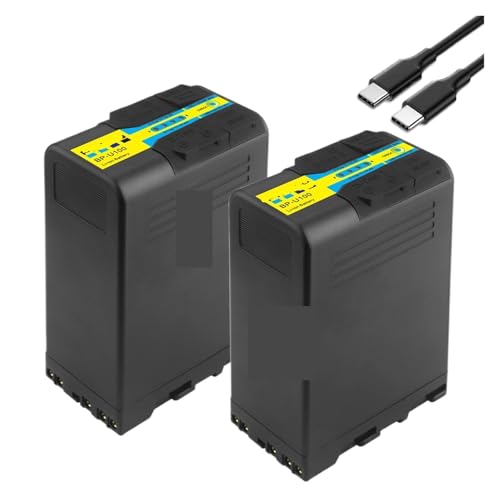 BP-U100 BP-U90 Akku Mit PD45W Schnellladung, Kompatibel Mit Sony, Kamera for EX260 EX280 Z280 FS5 7 FX6 Z190 EX1R EX200 BP-U30 U60 U70 U90(2 Battery) von TFNVYQQZ