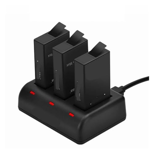 Kamera-Akku 2020 Volldekodier-Akku Und 3-Port-Ladegerät, Kompatibel Mit GoPro II, Kamera-Akku-Zubehör(1charger) von TFNVYQQZ
