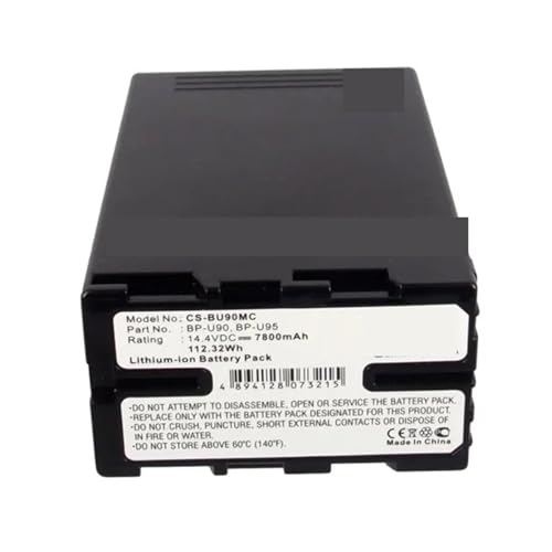 Kamera-Akku Mit 7800 MAh, Kompatibel Mit Sony, for BP-U90 BP-U95 PMW-EX1 PMW-EX1r PMW-EX3 PMW-F3 PMW-F3L PMW-F3K PMW-100 PMW-150 PMW-160 Kamera-Akku Mit 7800 MAh, Kompatibel Mit Sony, for BP-U90 BP-U95 PMW-EX1 PMW-EX1r PMW-EX3 PMW-F3 PMW-F3L PMW-F3K PMW-100 PMW-150 PMW-160 von TFNVYQQZ